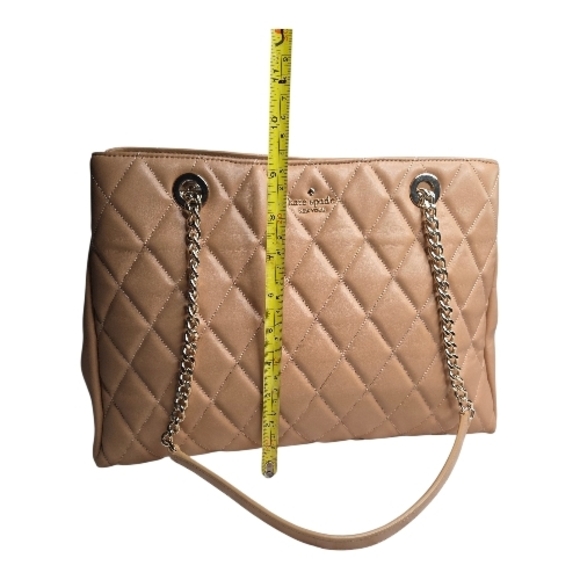 Kate Spade Tan Quilted Shoulder Bag - Picture 3 of 11
